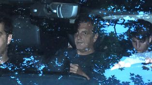 Massa llegando al búnker de Unión por la Patria.&nbsp;