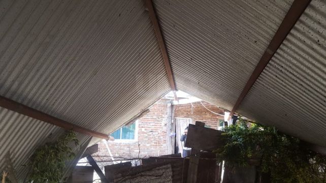 En Santa Fe la tormenta también pegó fuerte
