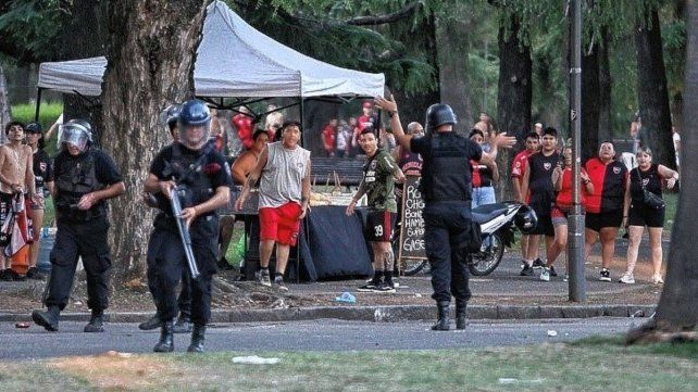 Incidentes en el Parque Independencia.