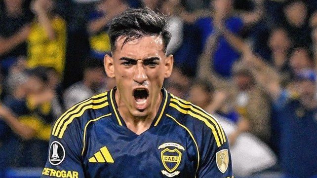 Lautaro Di Lollo marcó a los 38 minutos para Boca.
