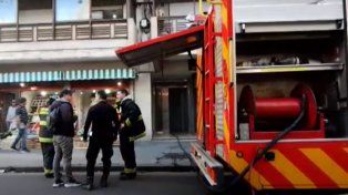 Las llamas fueron rápidamente sofocadas en el edificio de Rioja e Italia.