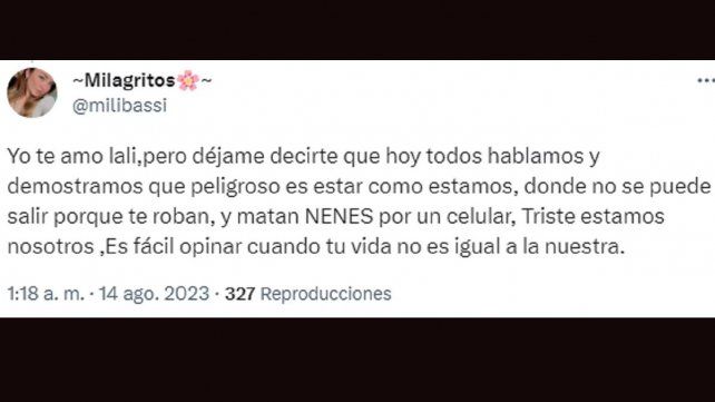 Desde España