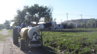 Dengue: el municipio fumiga y pide a los vecinos trabajos domiciliarios