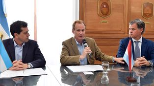 El ministro De Pedro, el gobernador Bordet y el intendente Piaggio anunciaron la obra&nbsp;
