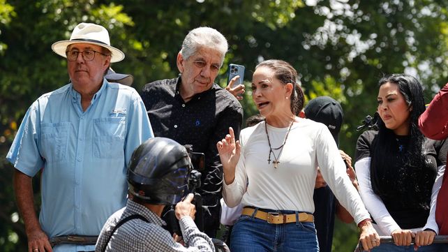 Venezuela: otra multitud salió de nuevo a la calle convocada por María Corina Machado