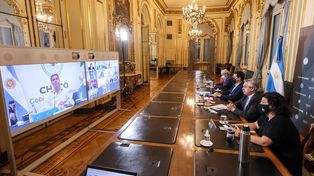Perotti participa de la reunión con epidemiólogos y el presidente Alberto Fernández