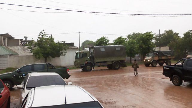 Por el temporal