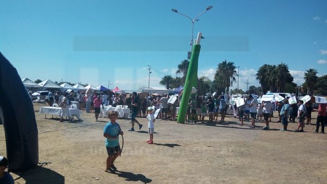 La paella gigante fue parte de los aromas y sabores de la Semana Santa en Paraná