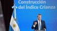 el ministro de Economía Sergio Massa, anunció este miércoles desde el auditorio del Banco Nación, la construcción del Índice Crianza (IC).