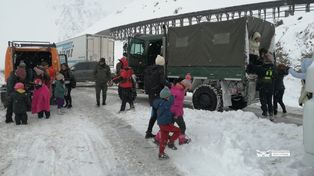 Vialidad desbloqueó la ruta a Chile y rescatan a varados en Mendoza por la nieve
