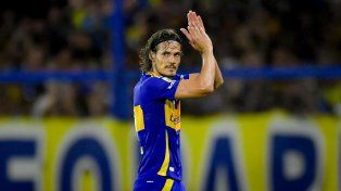 Edinson Cavani sufrió una lesión y no podrá estar en el Superclásico de este domingo.