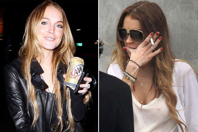 Lindsay Lohan (28): A pesar de que su carrera profesional empezó cuando sólo tenía 3 años