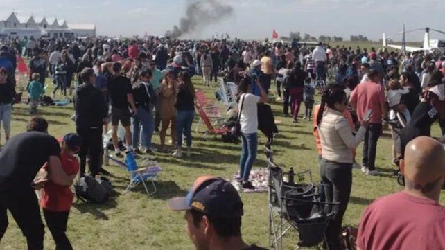 Un festival aéreo en Villa Cañás