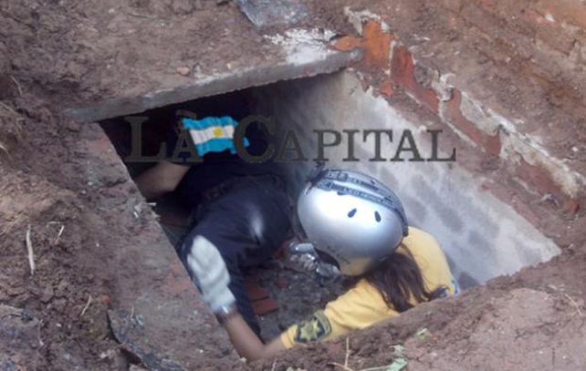 Hallan un segundo túnel de mayor longitud que conecta otra casa de la familia Cantero