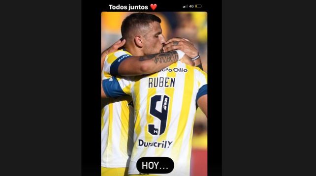 Emiliano Vecchio no estará ante Aldosivi, pero usó sus redes para apoyar: Todos juntos