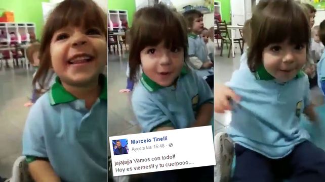 Video viral: la nena santafesina que hizo reír hasta a Tinelli