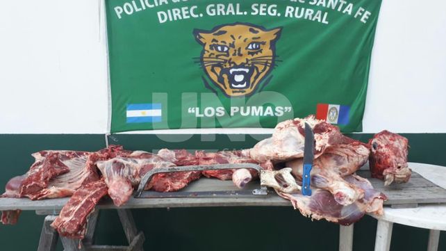 Cayeron presos con carne vacuna no apta para consumo humano