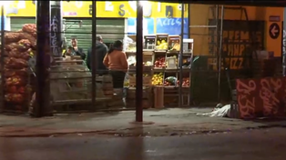 La esquina donde se produjo el ataque a tiros.