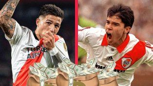 Siete de las diez transferencias más caras son de River Plate.