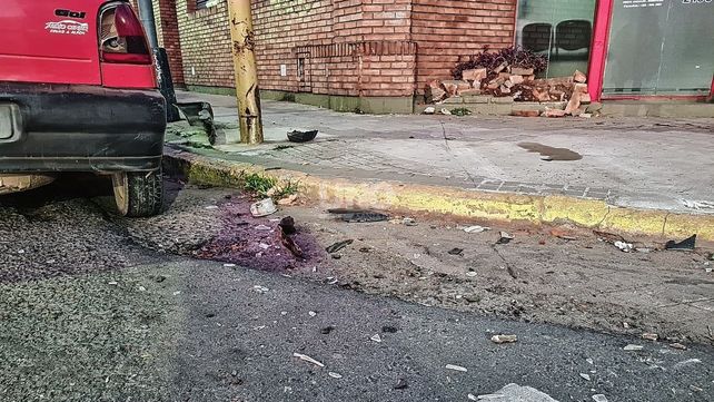 Imágenes del accidente ocurrido en Urquiza y Salta
