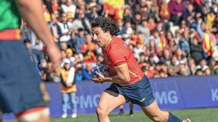 El santafesino Estanislao Bay marcó dos tries para España en Madrid.