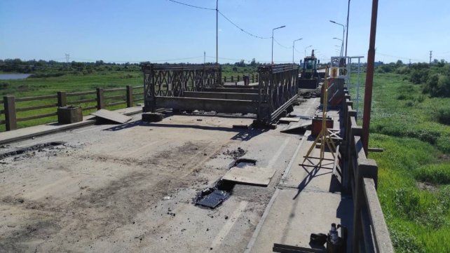 Carretero: este domingo se removerá el puente Bailey y está todo listo para la reapertura al tránsito