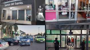 El robo al supermercado Killbell alertó a comerciantes de la zona y muchos optaron por cerrar