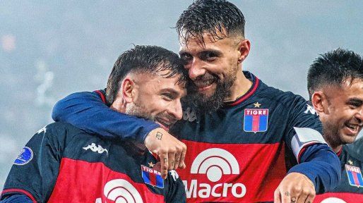 Bajo la lluvia, Tigre goleó de visitante a Nacional por Copa Sudamericana