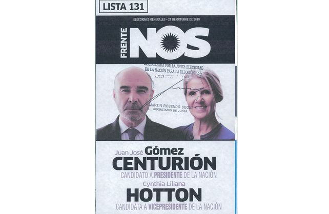 Las seis boletas de candidatos a presidente que habrá en el cuarto oscuro