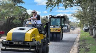 Roldán pavimentará 200 cuadras a lo largo de todo el año 2025