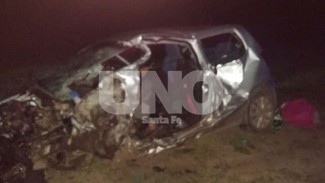 Accidente fatal en Esteban Rams: chocaron un automóvil con un camión