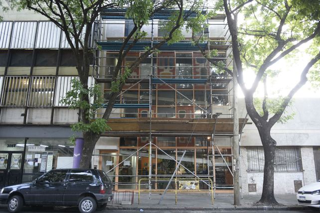 La obra. Los trabajos están a punto de concluirse.