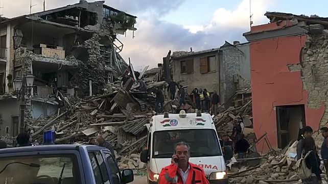 Las estremecedoras imágenes del sismo que sacudió a Italia