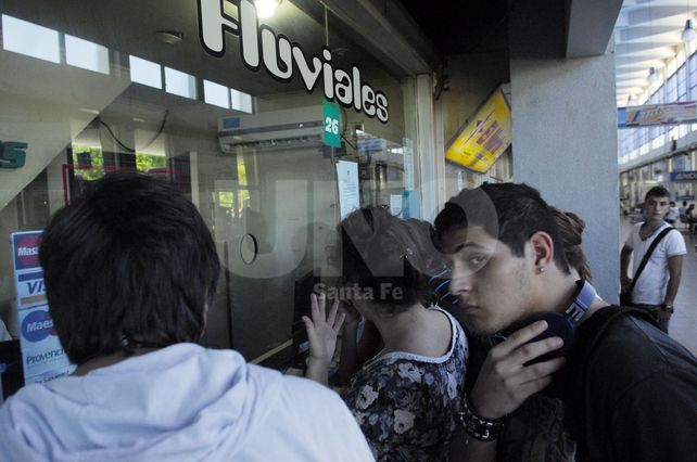 En la Uner. Reconocen que el problema del transporte ha impactado en la cantidad de inscriptos / Foto: Juan Manuel Baialardo - Uno Santa Fe