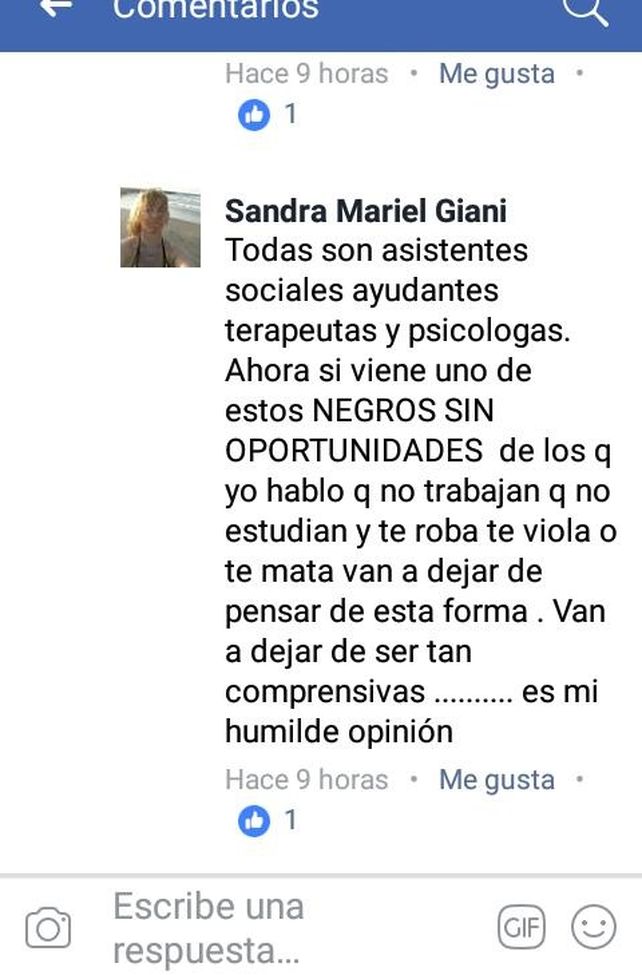 Una funcionaria macrista habla de negros sin oportunidades