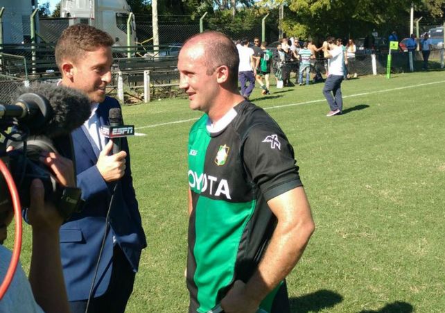 Mateo Escalante fue uno de los protagonistas de la remontada verdinegra en Boulogne.