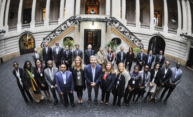 Frigerio en la XXVI Asamblea de Ministros y Autoridades Máximas en Vivienda y Desarrollo Urbano de Latinoamérica y el Caribe (Minurvi). Foto Télam. &nbsp;
