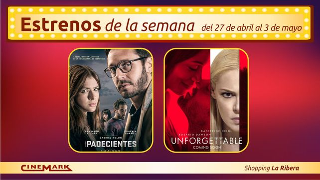 Dos estrenos en las pantallas de Cinemark