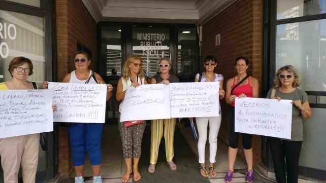 Vecinas del Parque Urquiza protestaron por una ola de robos