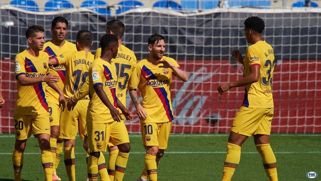 Lionel Messi cerr&oacute; con dos goles la temporada espa&ntilde;ola en Barcelona.&nbsp;
