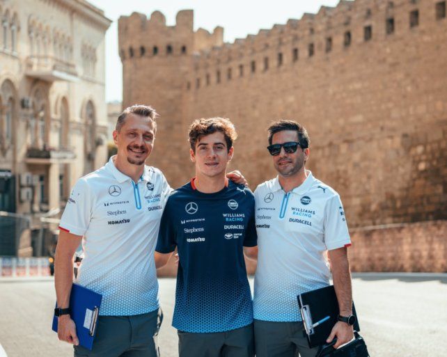 Franco Colapinto correrá su segunda carrera de Fórmula 1 junto al equipo de Williams en el GP de Azeibaiyán.