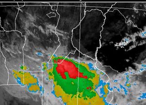 Rige un alerta por lluvias y tormentas intensas para el centro y sur provincial
