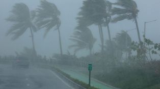 El peor momento de Irma en Miami