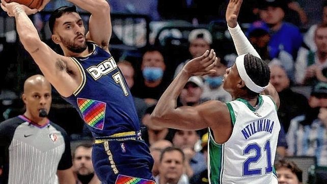 Facundo Campazzo sumó dos puntos en la caída de los Denver&nbsp;