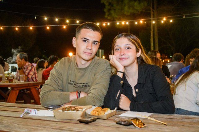 Lisandro Arce y Giuliana Scaffido.