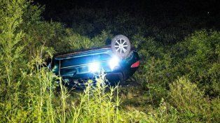 Volcó un auto en la Autovía 18 a la altura de General Campos
