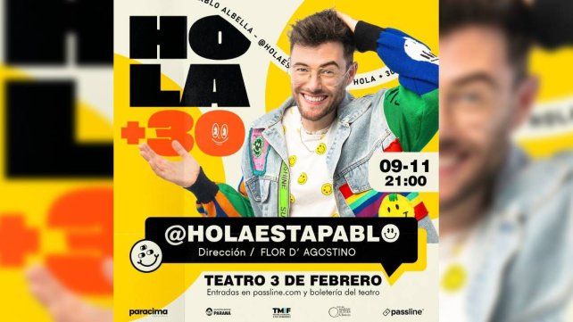 Pablo Albella presenta HOLA +30 en Paraná