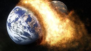 Descubren que el choque de la Tierra con otro planeta fue lo que formó la luna