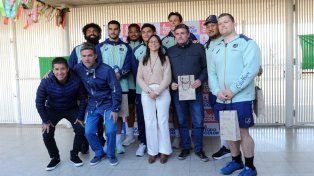 El seleccionado de Australia pasó por el Jardín ubicado en el barrio de Barranquitas.