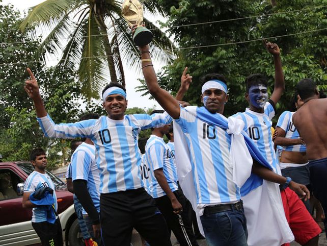 La India, una sucursal argentina durante el Mundial